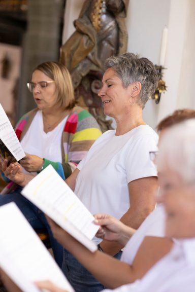 Kirchenchorprobe in St. Nikolaus Markdorf