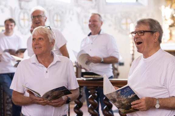 Kirchenchorprobe in St. Nikolaus Markdorf